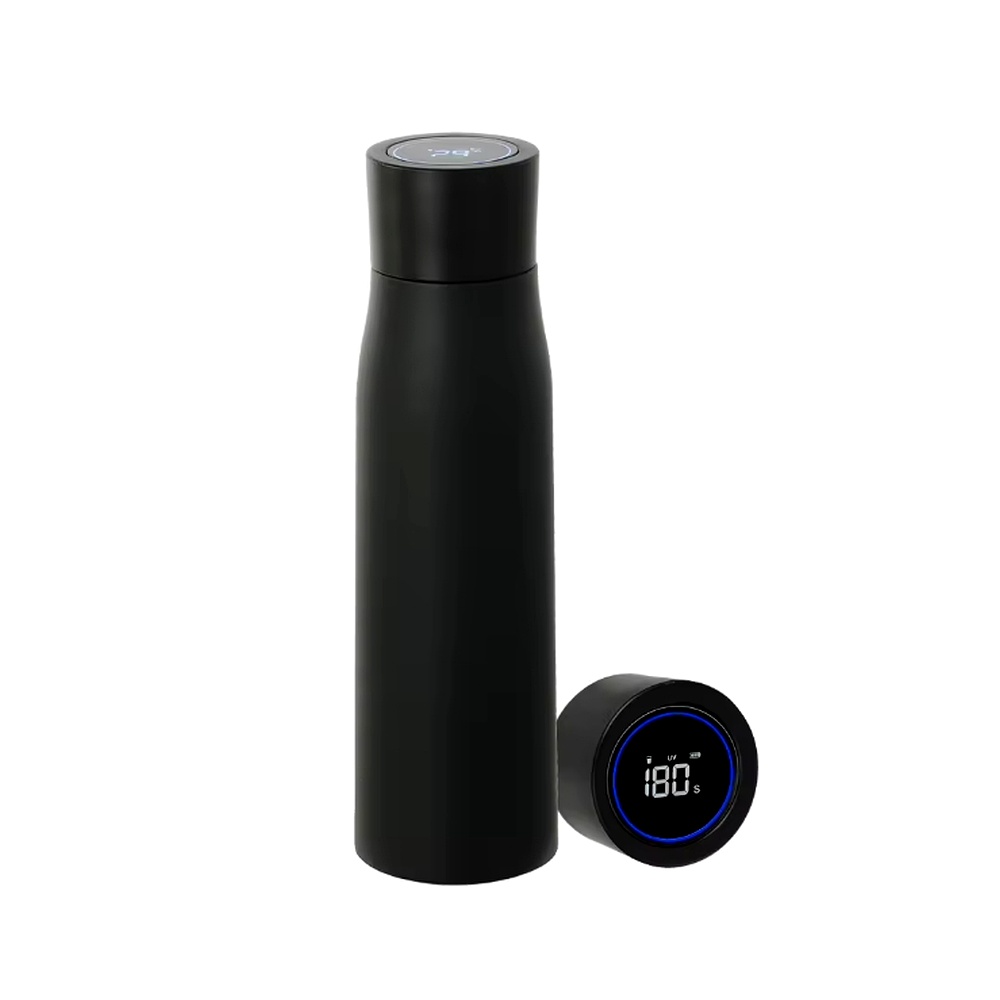 Gourde HydraClean UV-C 750 ml couleur noir